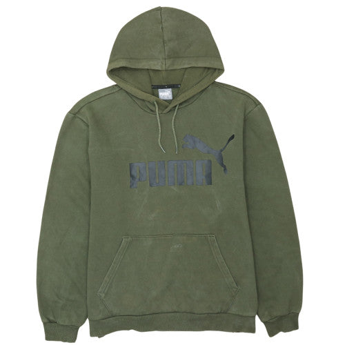 Mens UK Size XL PUMA Green Pullover Hoodie