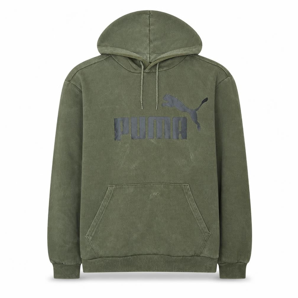 Mens UK Size XL PUMA Green Pullover Hoodie