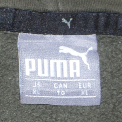 Mens UK Size XL PUMA Green Pullover Hoodie