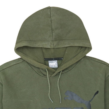 Mens UK Size XL PUMA Green Pullover Hoodie