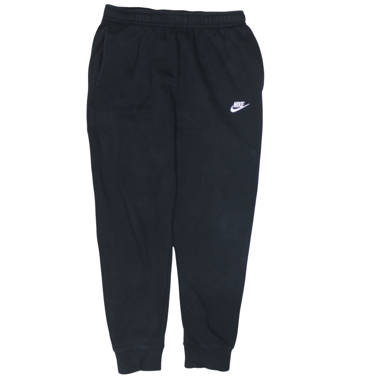 Nike Men's Black Jogger Sweatpants M Fleece Tapered Fit Activewear