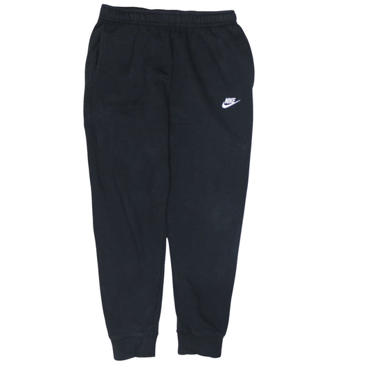 Nike Men's Black Jogger Sweatpants M Fleece Tapered Fit Activewear