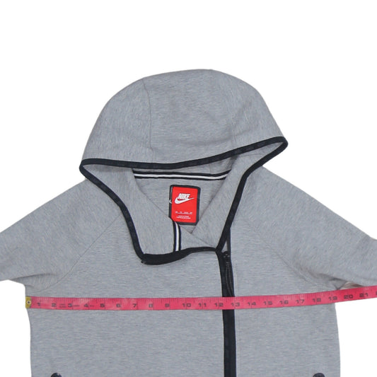 Womens UK Size XS Nike Grey Full Zip Hoodie