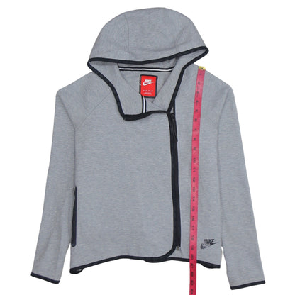 Womens UK Size XS Nike Grey Full Zip Hoodie