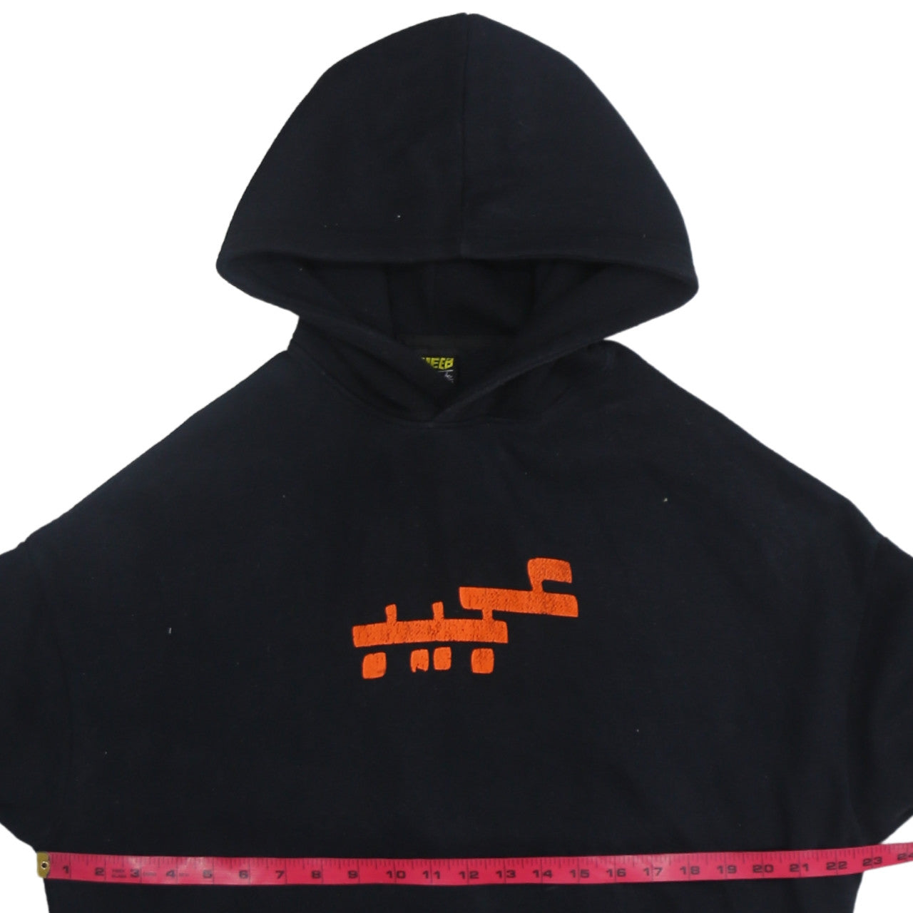 Mens UK Size L AJEEB Black Pullover Hoodie