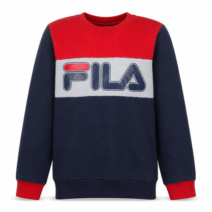 Fila Boys Multicolour 12 Years Pullover Crew Neck Sweatshirt