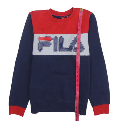 Fila Boys Multicolour 12 Years Pullover Crew Neck Sweatshirt