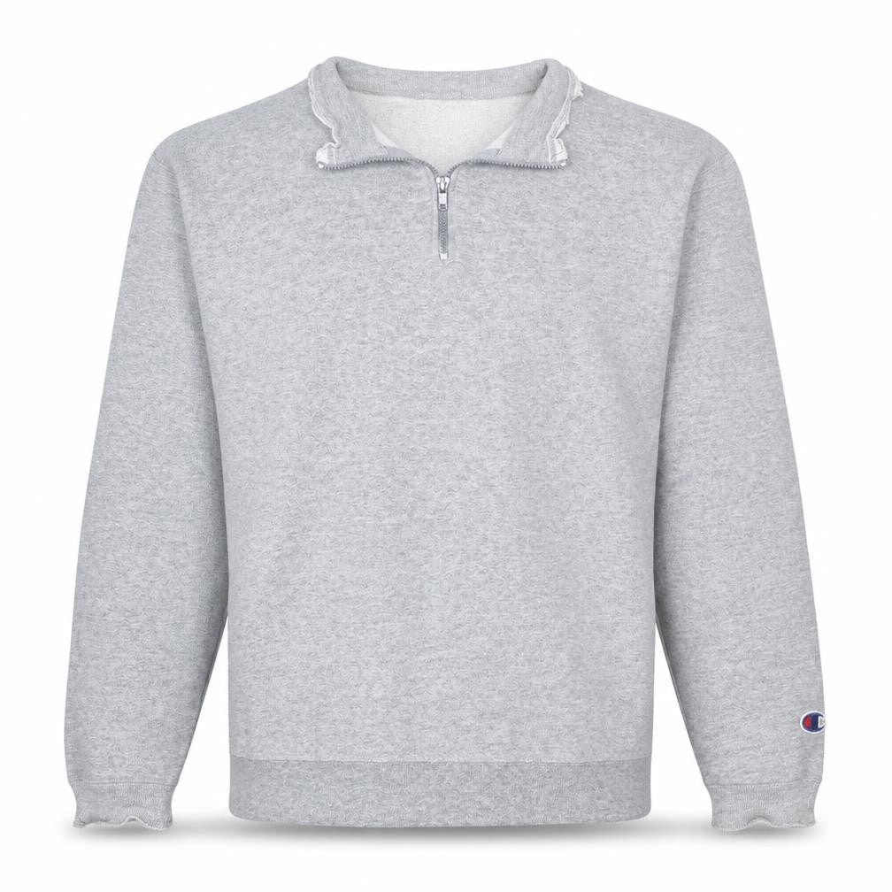 Mens UK Size L Champion Grey Henley Sweatshirt