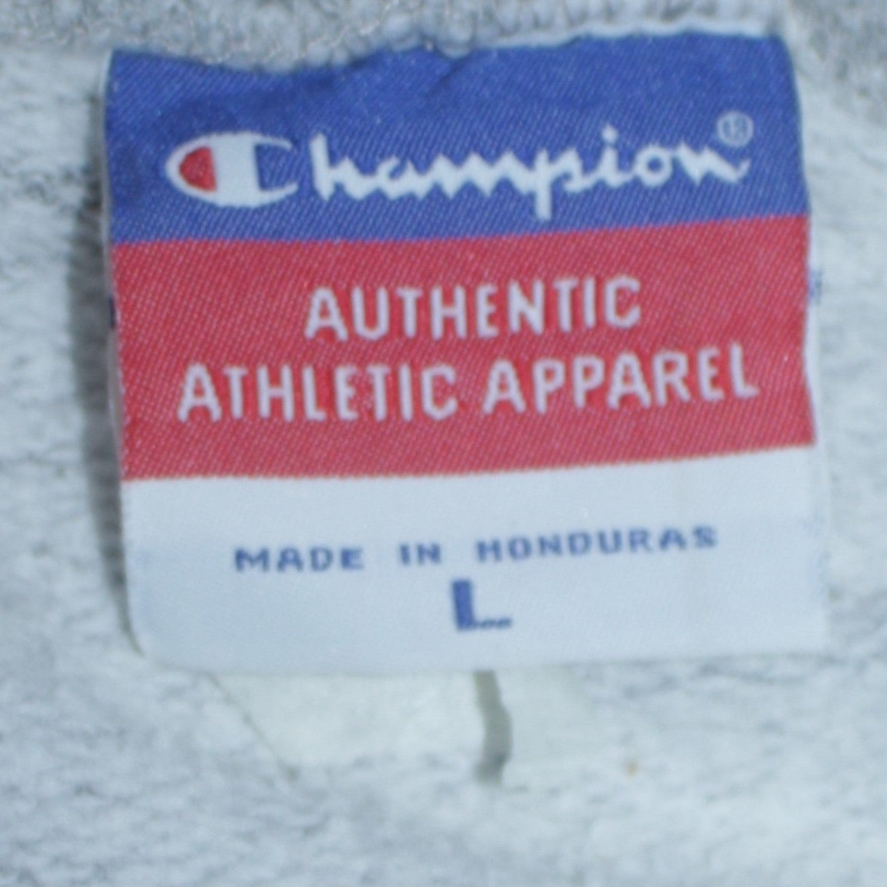 Mens UK Size L Champion Grey Henley Sweatshirt