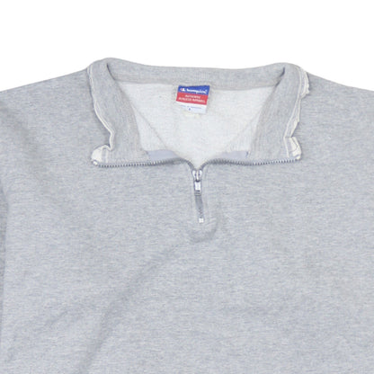 Mens UK Size L Champion Grey Henley Sweatshirt