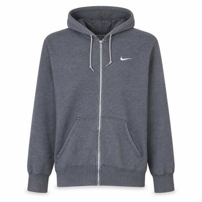 Mens UK Size L Nike Grey Full Zip Hoodie