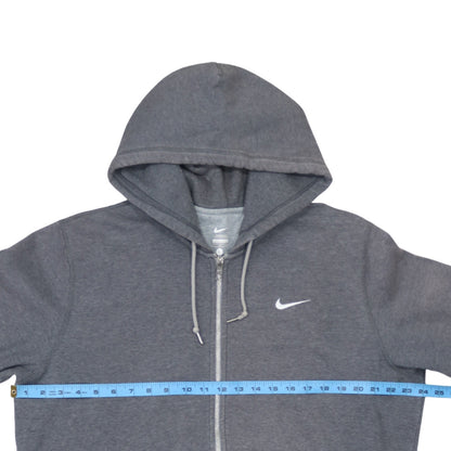 Mens UK Size L Nike Grey Full Zip Hoodie