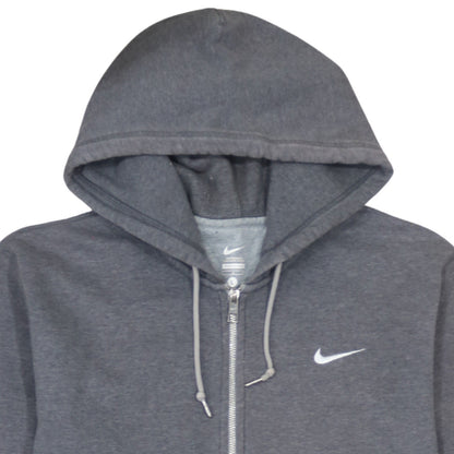 Mens UK Size L Nike Grey Full Zip Hoodie