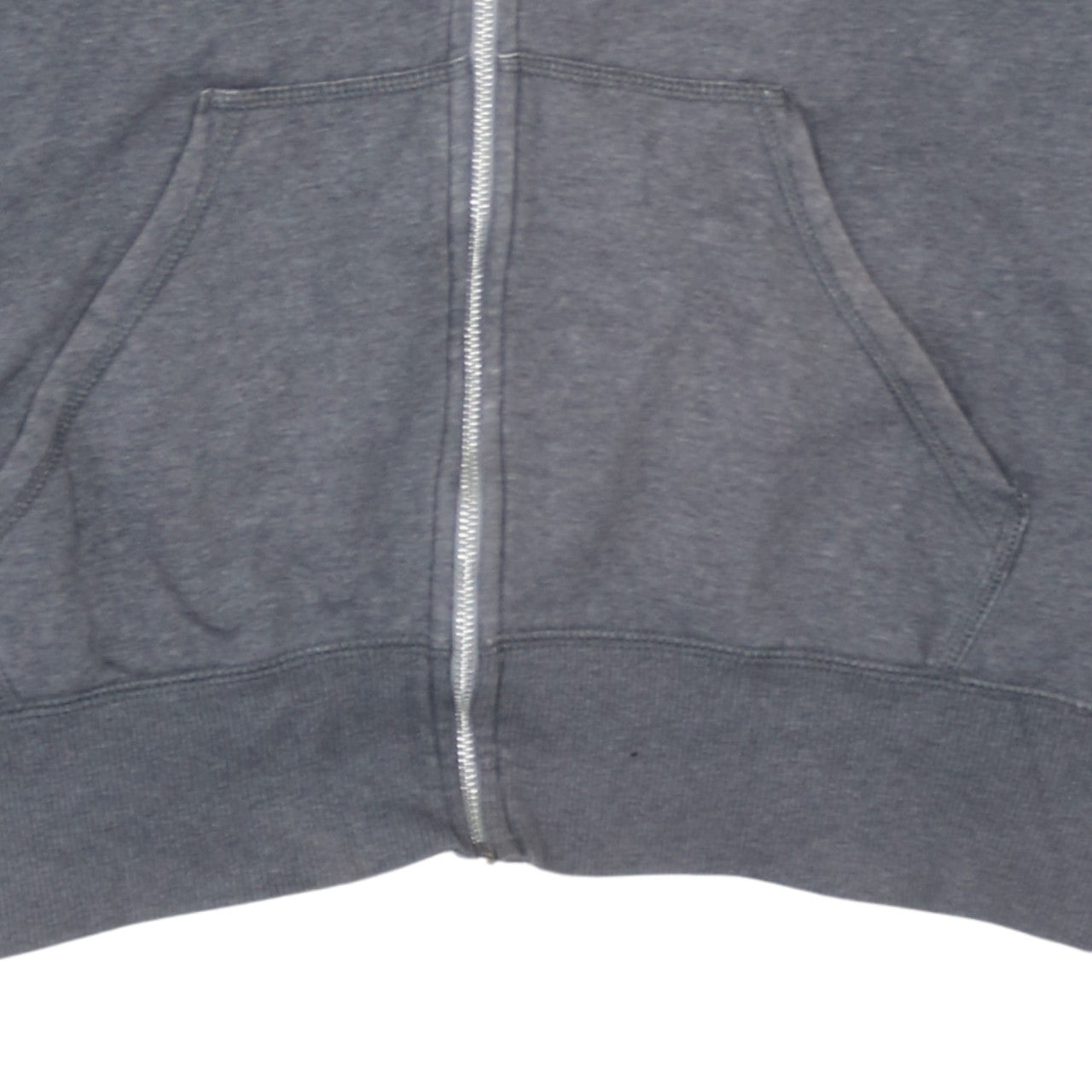 Mens UK Size L Nike Grey Full Zip Hoodie
