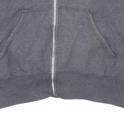 Mens UK Size L Nike Grey Full Zip Hoodie