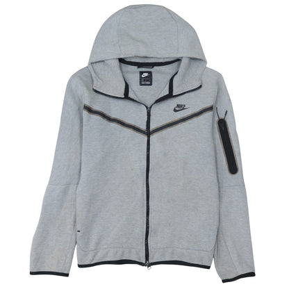 Mens UK Size L Nike Grey Full Zip Hoodie