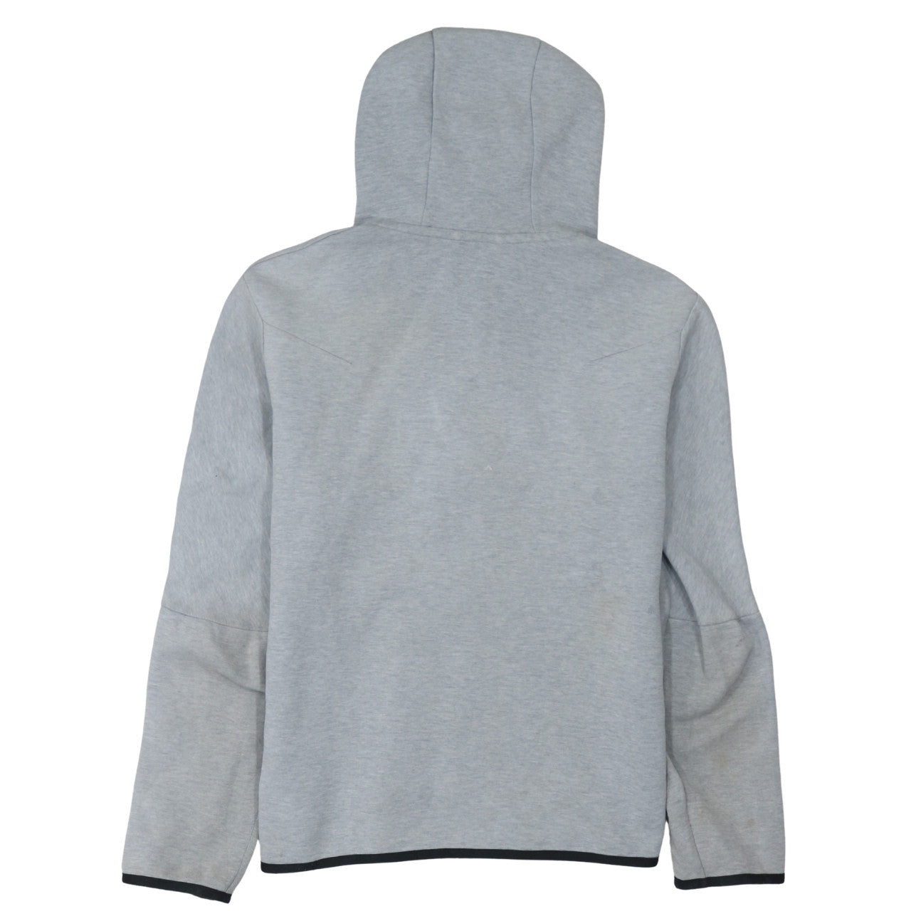 Mens UK Size L Nike Grey Full Zip Hoodie