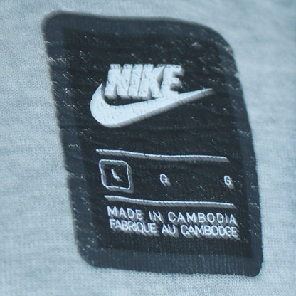 Mens UK Size L Nike Grey Full Zip Hoodie