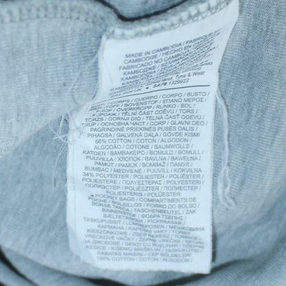 Mens UK Size L Nike Grey Full Zip Hoodie