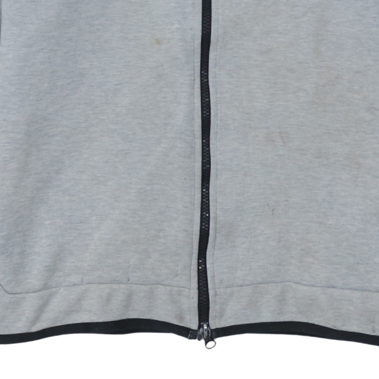 Mens UK Size L Nike Grey Full Zip Hoodie