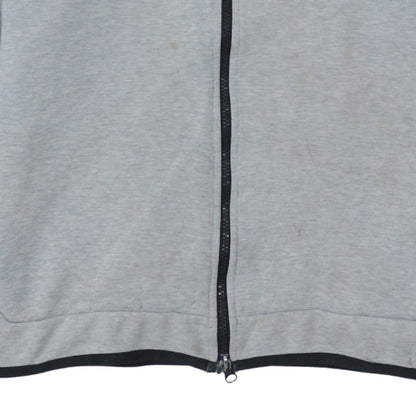 Mens UK Size L Nike Grey Full Zip Hoodie