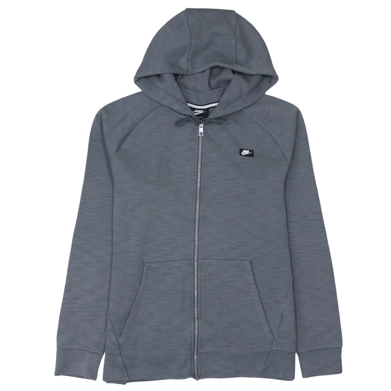 Mens UK Size M Nike Grey Full Zip Hoodie