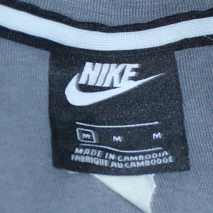 Mens UK Size M Nike Grey Full Zip Hoodie
