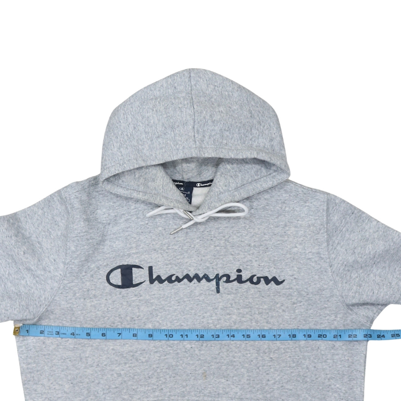 Mens UK Size L Champion Grey Pullover Hoodie