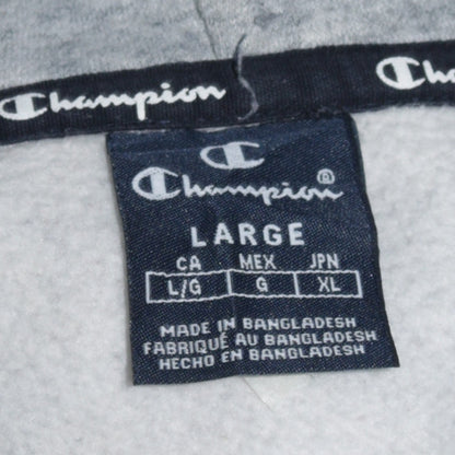 Mens UK Size L Champion Grey Pullover Hoodie