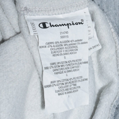 Mens UK Size L Champion Grey Pullover Hoodie