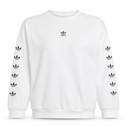 Womens UK Size 8 adidas White Pullover Sweatshirt
