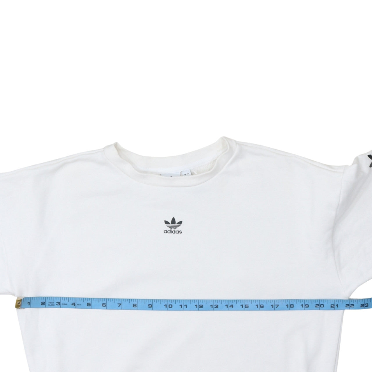 Womens UK Size 8 adidas White Pullover Sweatshirt