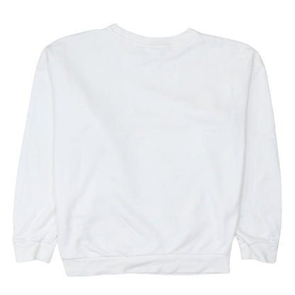 Womens UK Size 8 adidas White Pullover Sweatshirt