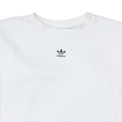 Womens UK Size 8 adidas White Pullover Sweatshirt