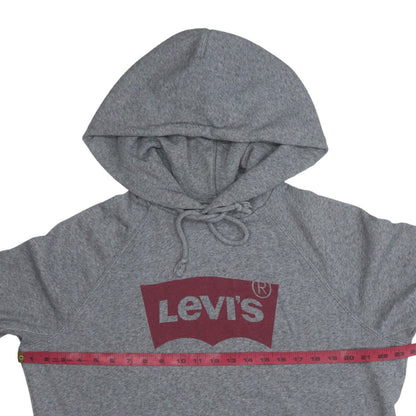 Mens UK Size L Levi's Grey Pullover Hoodie