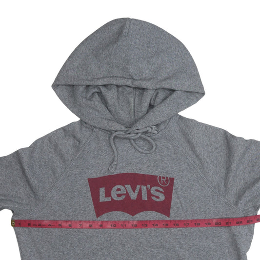 Mens UK Size L Levi's Grey Pullover Hoodie