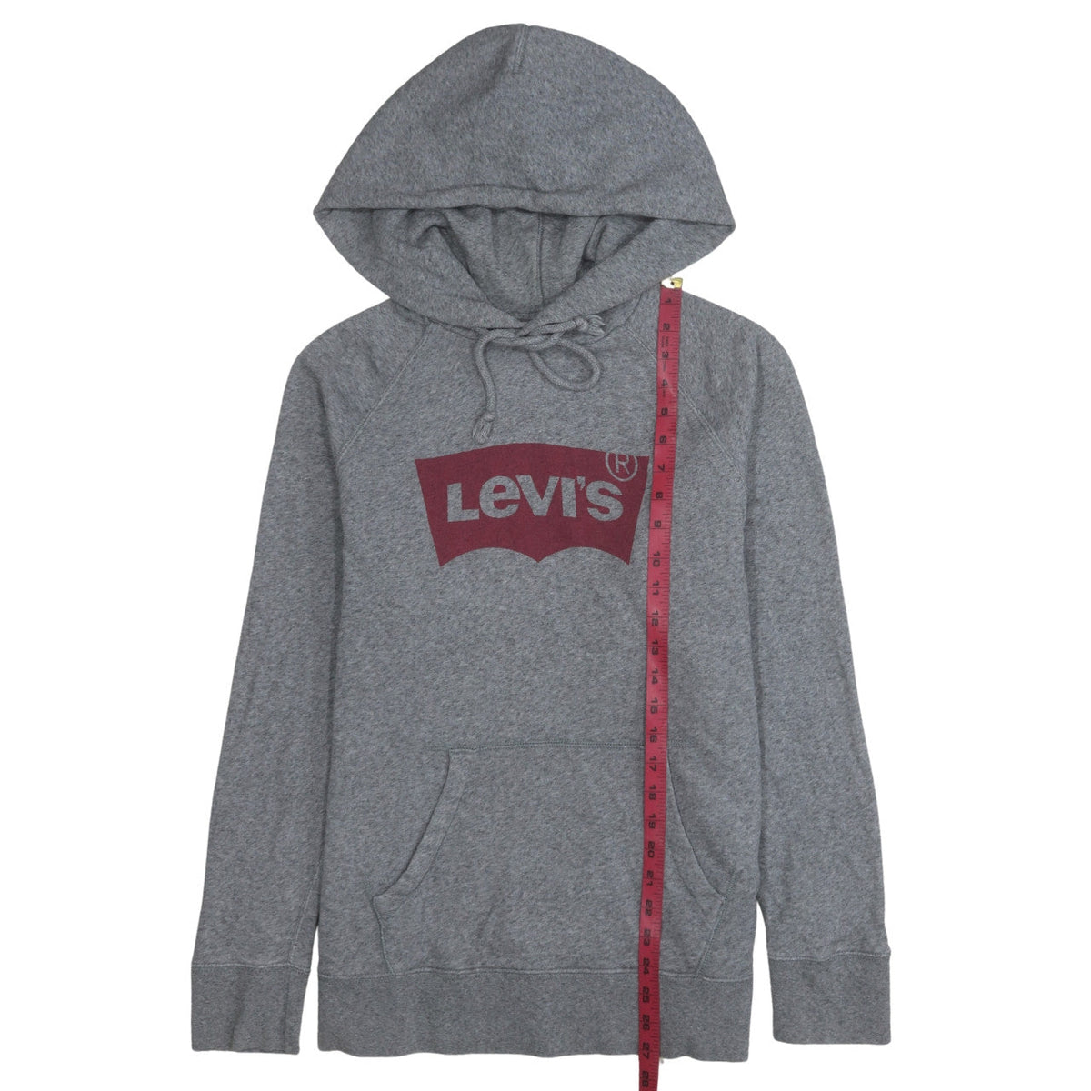 Mens UK Size L Levi's Grey Pullover Hoodie