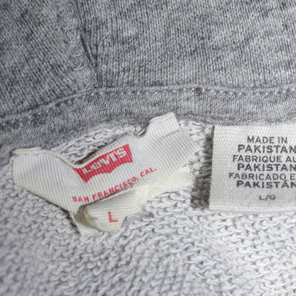 Mens UK Size L Levi's Grey Pullover Hoodie