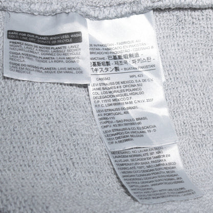 Mens UK Size L Levi's Grey Pullover Hoodie