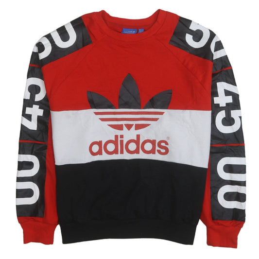 Womens UK Size 10 adidas Multicoloured Pullover Sweatshirt