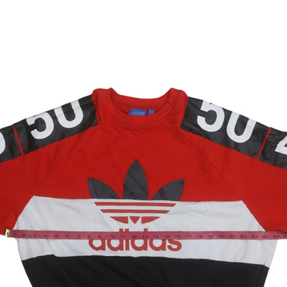 Womens UK Size 10 adidas Multicoloured Pullover Sweatshirt