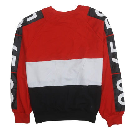Womens UK Size 10 adidas Multicoloured Pullover Sweatshirt