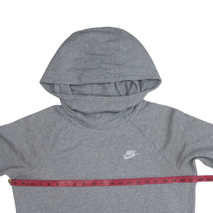 Mens UK Size M Nike Grey Pullover Hoodie