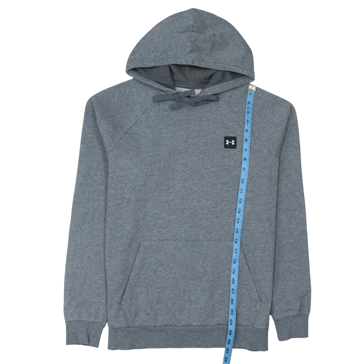 Mens UK Size M Under armour Grey Pullover Hoodie