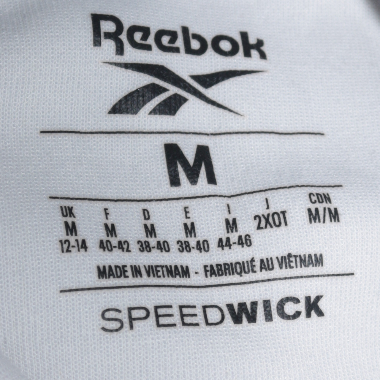 Womens UK Size M Reebok White Pullover Hoodie