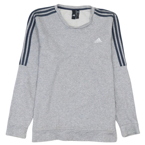 Mens UK Size L adidas Grey Pullover Sweatshirt