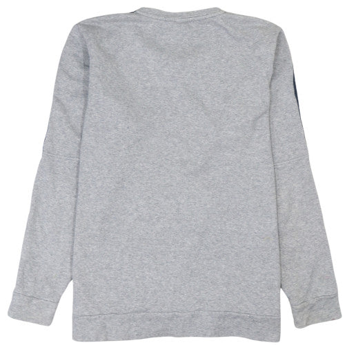 Mens UK Size L adidas Grey Pullover Sweatshirt