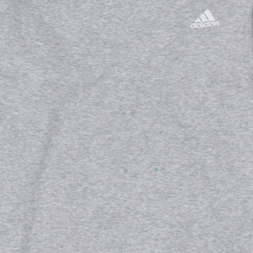 Mens UK Size L adidas Grey Pullover Sweatshirt