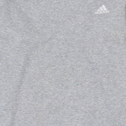 Mens UK Size L adidas Grey Pullover Sweatshirt