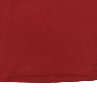 Adidas Men's Red Sports T-Shirt L Short Sleeve Crew Neck